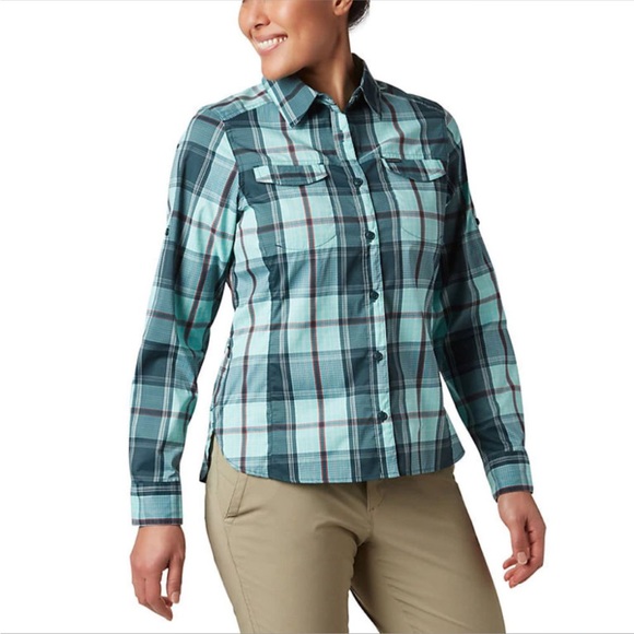 Columbia Silver Ridge Lite Plaid Long Sleeve Shirt - Picture 1 of 7